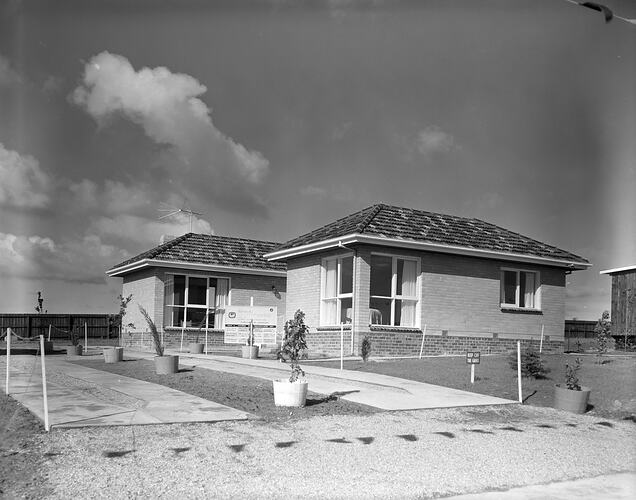 Olympia Homes, Display Home Exterior, East Burwood, Victoria, 11 Mar 1959