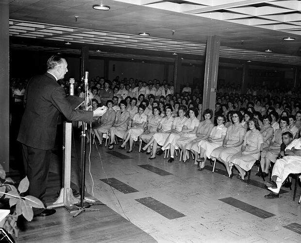 W.D. & H.O. Wills, Presentation to Workers, Victoria, 04 Jun 1959