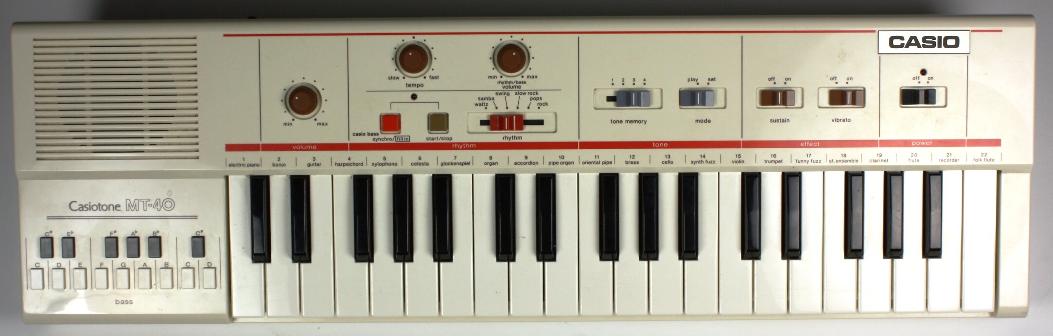 Electronic Music Synthesizer - Casio, Japan, 1982 Electronic Music Synthesizer - Casio, Japan, 1982