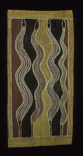 Painting, bark, Australia, Eastern Arnhem Land