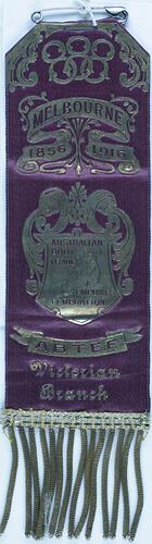 Ribbon - Australian Boot Trade Employees Federation, 1916