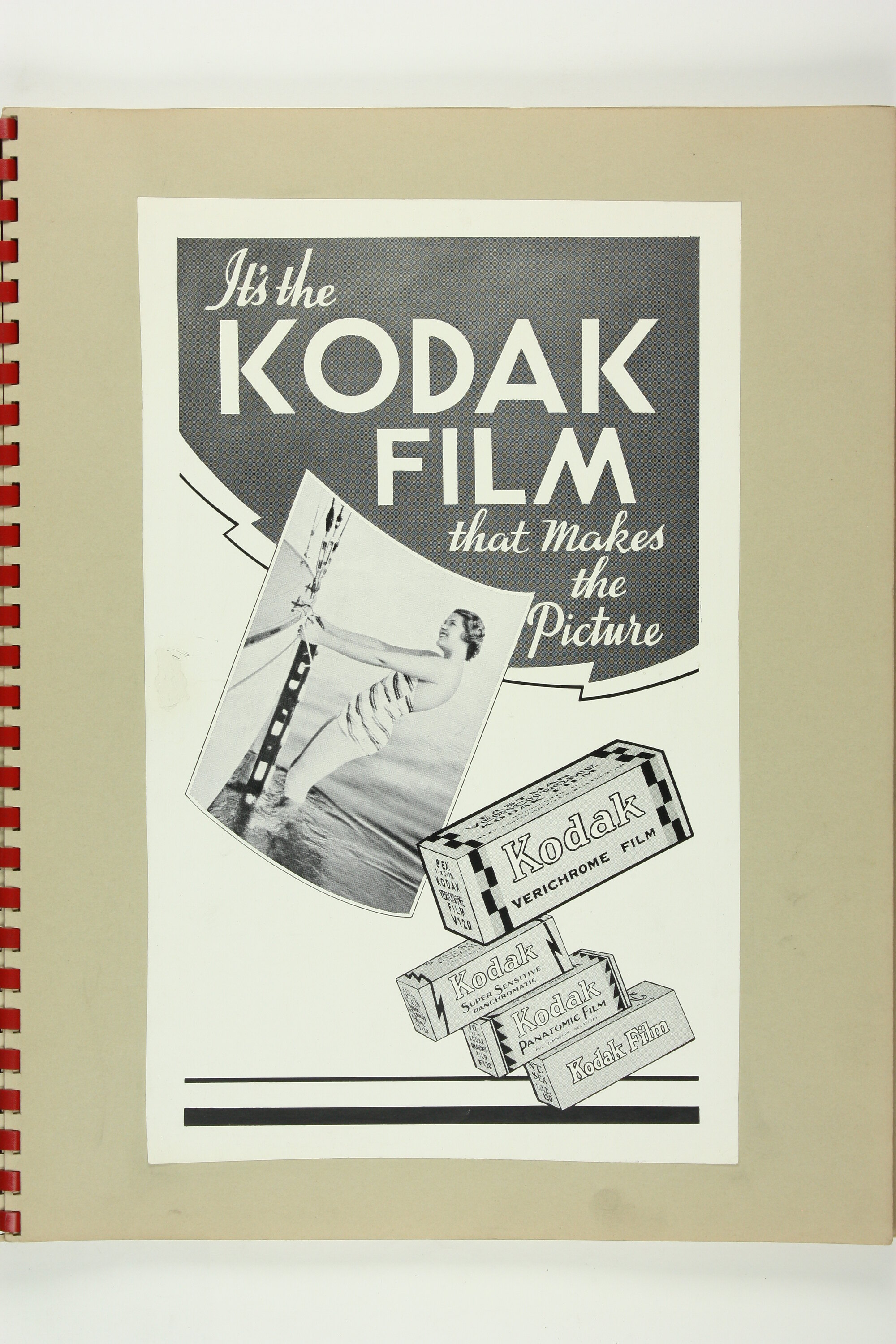 Scrapbook Kodak Australasia Pty Ltd Advertising Materials Pre War Press Magazine Sample Advertisements Abbotsford Victoria Circa 1930s