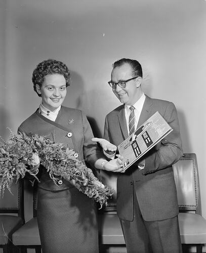 Philips Electrical Industries, Portrait of Ingrid Haebler, Melbourne, 07 Jul 1959
