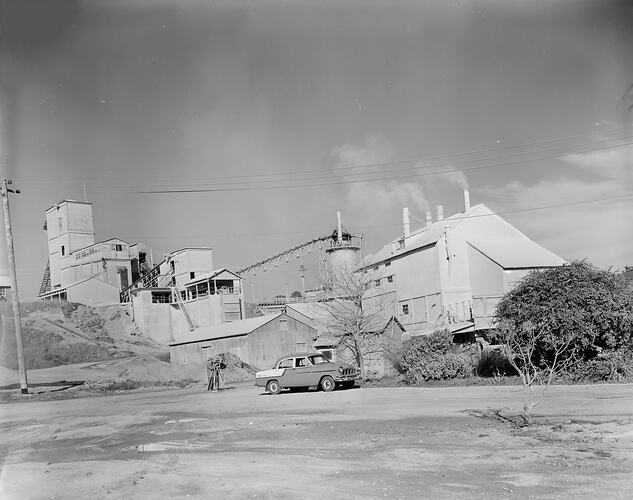David Mitchell Estate, Cement Refinery Exterior, Lilydale, Victoria, 20 Aug 1959