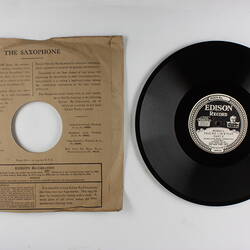 Disc Recording - Edison, Double-Sided, 'Trio No. 1 In B Flat Part 7' and 'Trio No. 1 In B Flat Part 8', 1928-1929