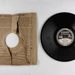 Disc Recording - Edison, Double-Sided, 'Little Pickaninny Kid' & 'Honey Babe', 1920-1929