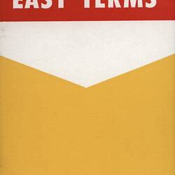 Price Ticket - Kodak Australasia Pty Ltd, 'Easy Terms', circa 1960s