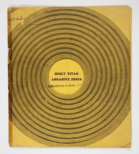 Front cover with illustration and printed text.