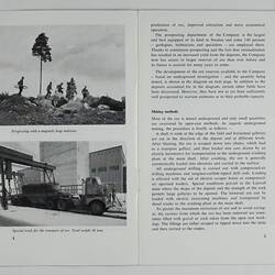 Page with photo images and printed descriptive text.