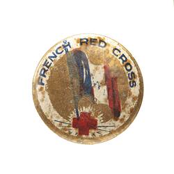 Badge - 'French Red Cross', World War I, 1916