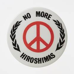 Badge - No More Hiroshimas