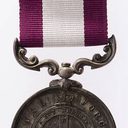 Medal - Victorian Volunteer Forces Long & Efficient Service Medal, Victoria, Australia, 1880 - Obverse