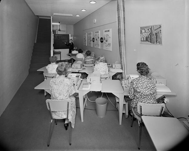 Data Entry Workers in Training, Melbourne, Victoria, Jan 1959