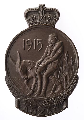 Medal - Anzac Commemorative Medallion, Australia, Corporal Albert Victor Peile, 1967 - Obverse
