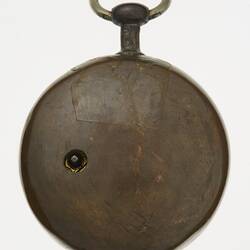 Pocket watch case, reverse.