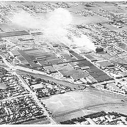 Photograph - Massey Ferguson, Aerial View of Factory Site, Sunshine, Victoria, Apr 1955