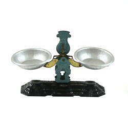 Toy metal scales.