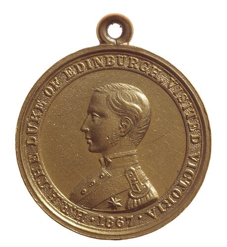 Medal - Melbourne Town Hall Laying of the Foundation Stone, Victoria, Australia, 1867