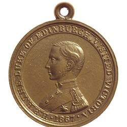 Medal - Melbourne Town Hall Laying of the Foundation Stone, Victoria, Australia, 1867