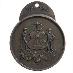 Medal - Lord Mayor's Soudan, Evan Jones Mint, New South Wales, Australia, 1885