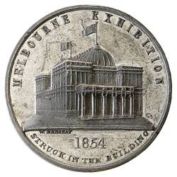 Medal - Melbourne Exhibition Commemorative, 1854 AD