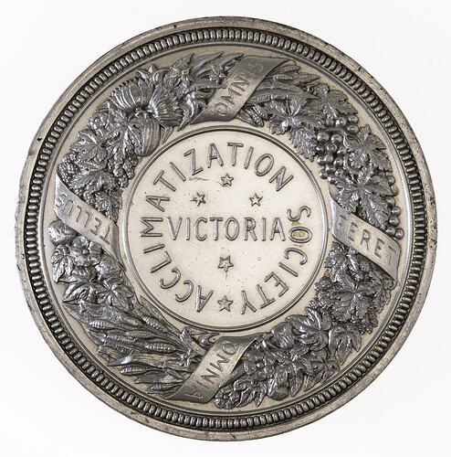Medal - Acclimatisation Society of Victoria Silver, 1868 AD