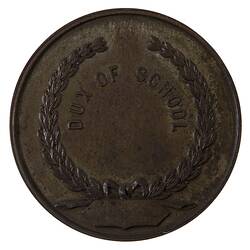 Medal - Cooerwull Academy, Dux Of School, c. 1890 AD