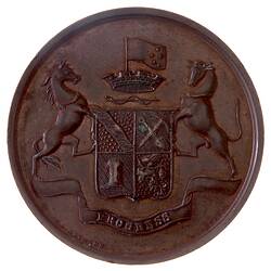 Medal - County of Bendigo Agricultural and Horticultural Society Bronze Prize, 1883 AD