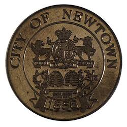 Medal - Sesquicentenary of Victoria, City of Newtown, Victoria, Australia, 1985