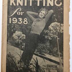 Knitting Book - Knitting For 1938, Consolidated Press Ltd, Sydney, 1938
