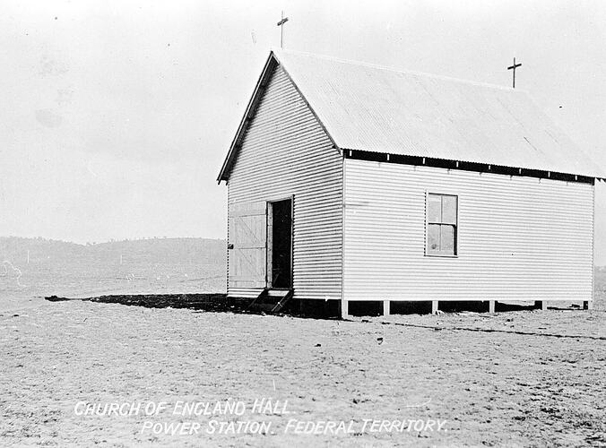 CHURCH OF ENGLAND HALL, POWER STATION, FEDERAL TERRITORY.