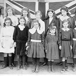 Negative - Sunday School Group, Irymple, Victoria, circa 1910