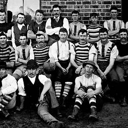 Negative - Nullawil Football Team, Victoria, 1896