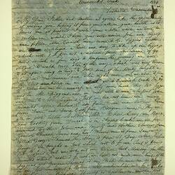 Letter - Henry Giles To Family, England From Creswick's Creek, Victoria, 25 Feb 1855