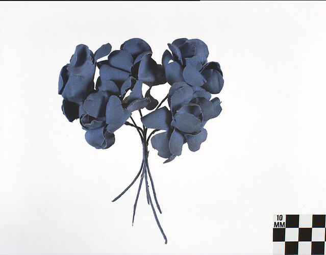 Artificial Flowers - Blue Cotton