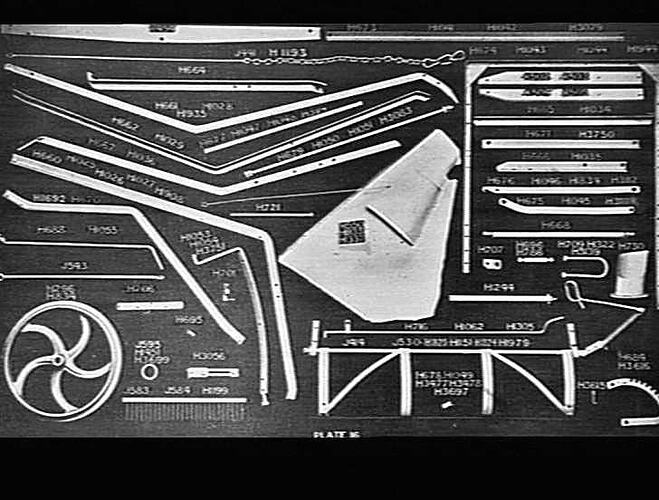 ILLUSTRATIONS OF DUPLICATE PARTS FOR STEEL FRAME HARVESTERS (ALL SIZES) A TO H FROM 1909: H.V.MCKAY PTY LTD, SUNSHINE HARVESTER WORKS, SUNSHINE.P.16.