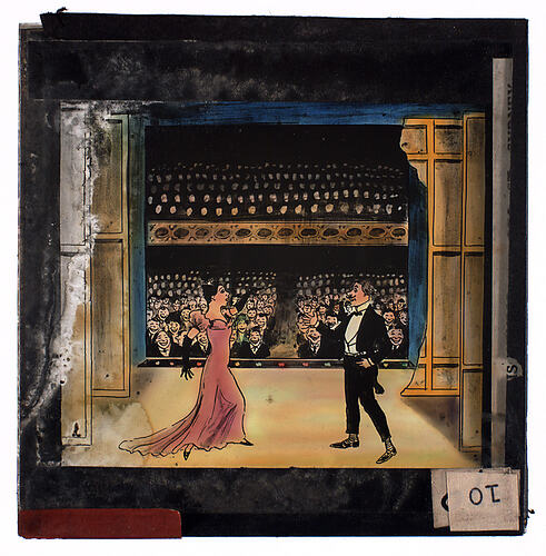 Lantern Slide - Universal Opportunity League, Theatre Scene