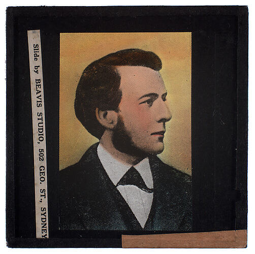 Lantern Slide - Universal Opportunity League, Male Portrait