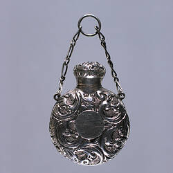 Snuff Bottle - Silver, 1890-1920
