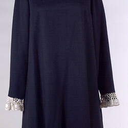 Dress - Prue Acton, Mini, Black Wool, 1967