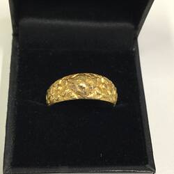 Ring - W.H. Ede, Miner's, Gold, Melbourne, Victoria, circa 1855
