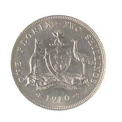 Australia, 2 Shillings, Obverse