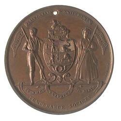 Medal - Melbourne Total Abstinence Society