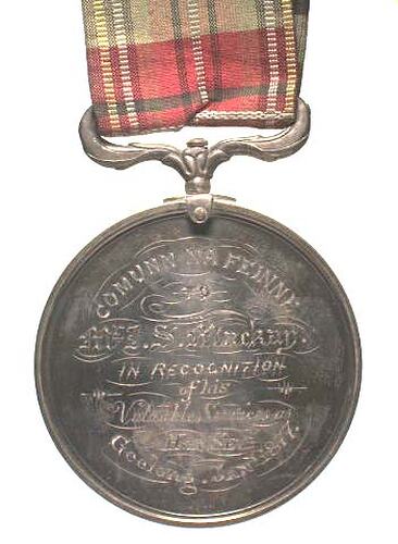 Australia, Comunn na Feinne Valuable Service Medal, Obverse