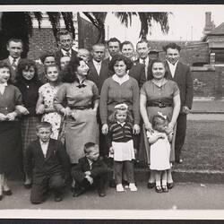 Digital Image - Senjov and Moravski familes, Clifton Hill, Melbourne, Australia, 1957