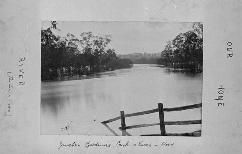 Our Home River (The River Yarra). Junction Gardiner's Creek & Yarra - 1891