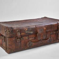 Suitcase - Tommy Woodcock, Phar Lap, Australia, 1930s