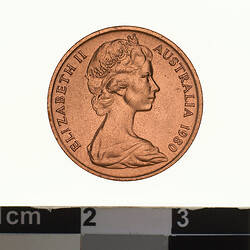 Coin - 1 Cent, Australia, 1980