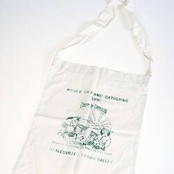 Bag - Calico, 'Dare to Dream', Women on Farms Gathering, Healesville, Yarra Valley, 2000