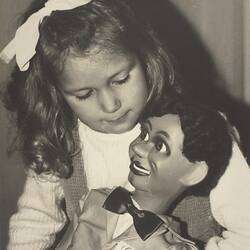 Digital Photograph - Girl with 'Gerry Gee' Doll, Rosanna, 1967